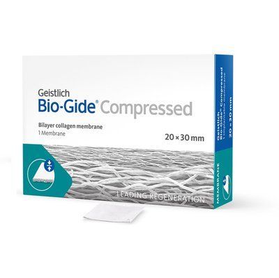Bio-Gide Compressed колагенова мембрана, Geistlich BioGideCompressed_13*25 фото