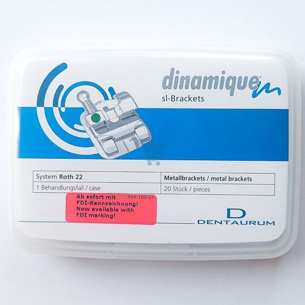 Брекеты самолигирующие Dentaurum "Dinamique M" Roth 022 1036198872 фото